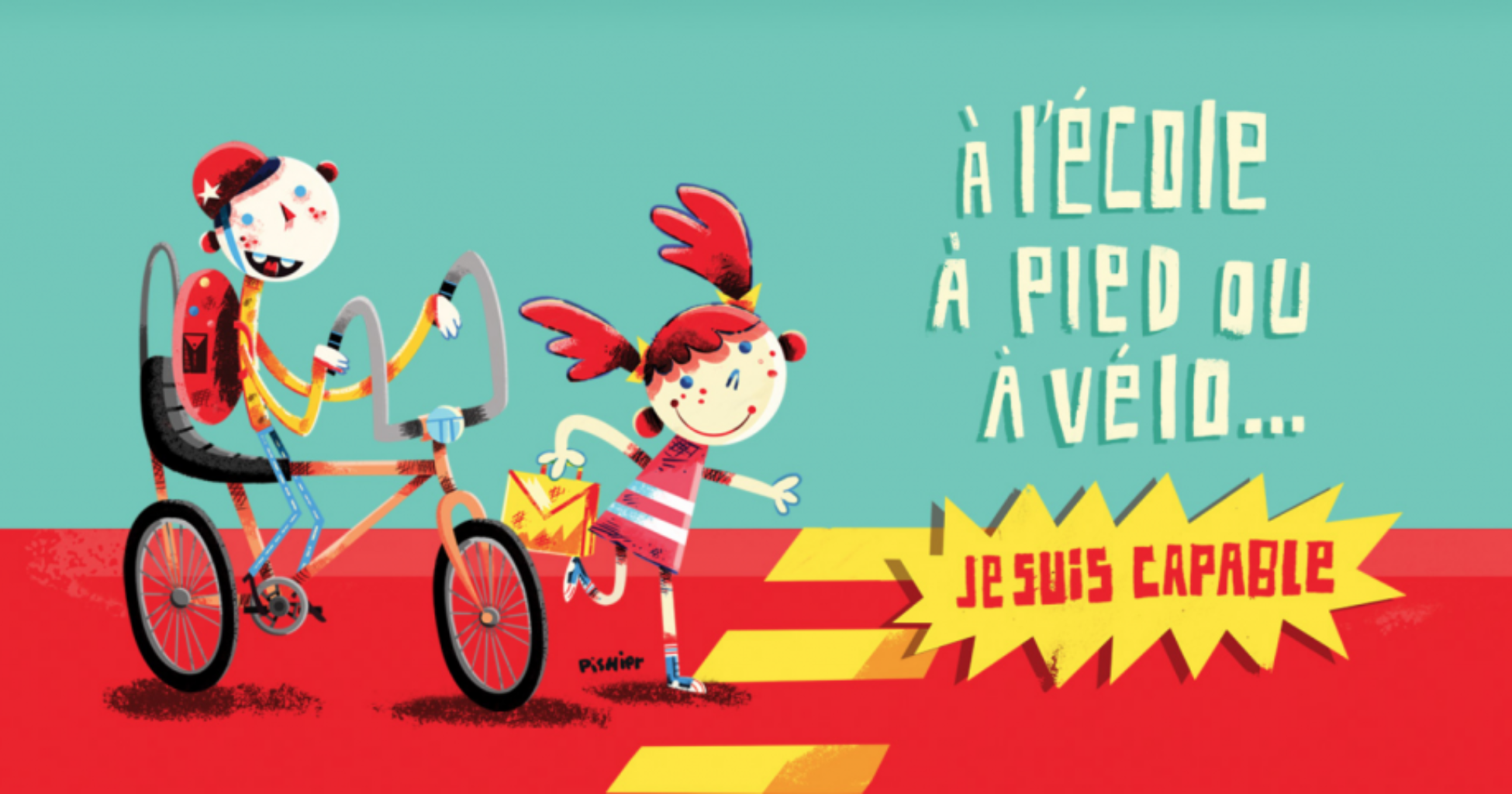 La campagne « À l’école à pied ou à vélo, je suis capable » se propage en milieu rural !